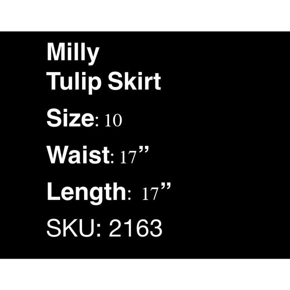 NWT Milly Tulip Jacquard Modern Mini Skirt- Size 10 - Picture 8 of 8